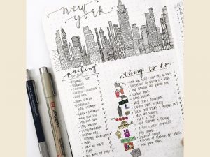 Travel Bullet Journal Ideas To Plan Your Next Trip - AnjaHome