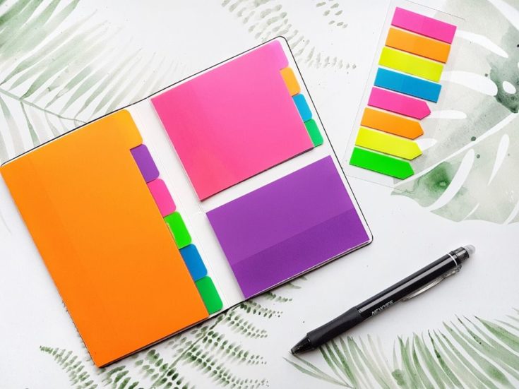 Sticky Note Planning in a Bullet Journal AnjaHome