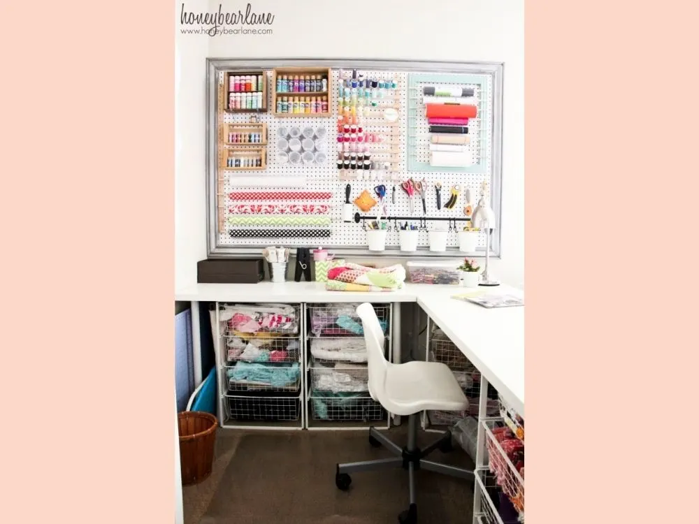 cute sewing room inspiration