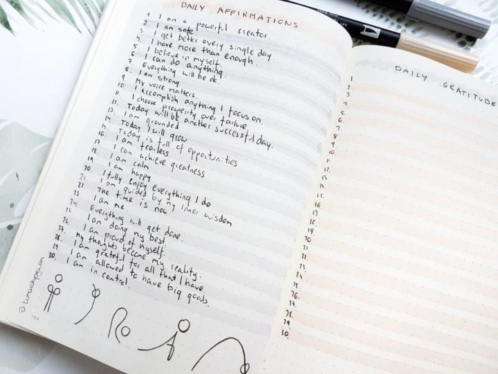 Bullet Journal Self-Care Ideas for 2025 - AnjaHome
