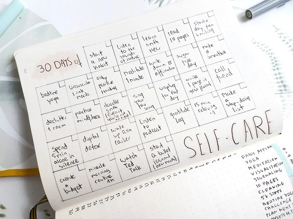 Self-love Quotes for Your Dot Grid Journal or Planner Fonts Clear