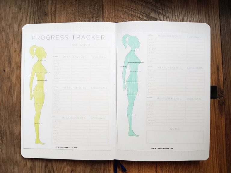 Free Fitness Journal Printables 2025 Workout Planner - AnjaHome