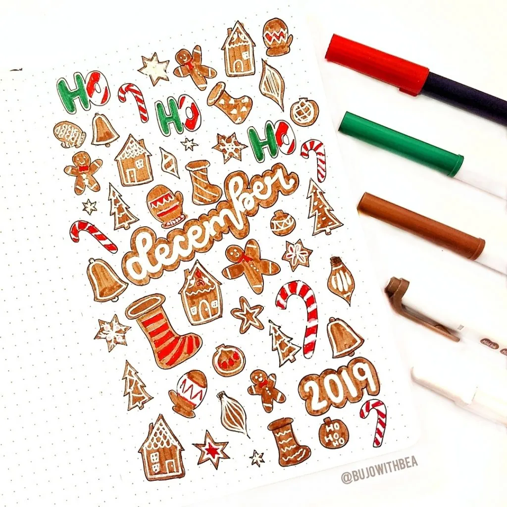 december gingerbread cover page