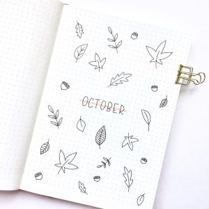 October Bullet Journal Cover Ideas (2025 Update) - AnjaHome