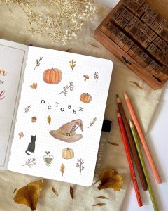 October Bullet Journal Cover Ideas (2024 Update) - AnjaHome