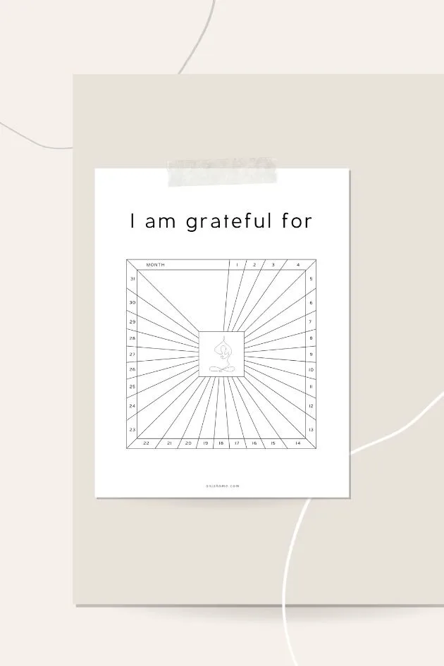 minimalist gratitude printable