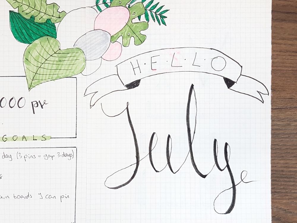 hello july page