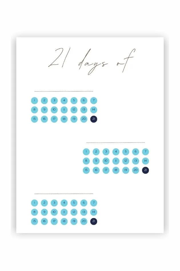 90 day challenge calendar pdf