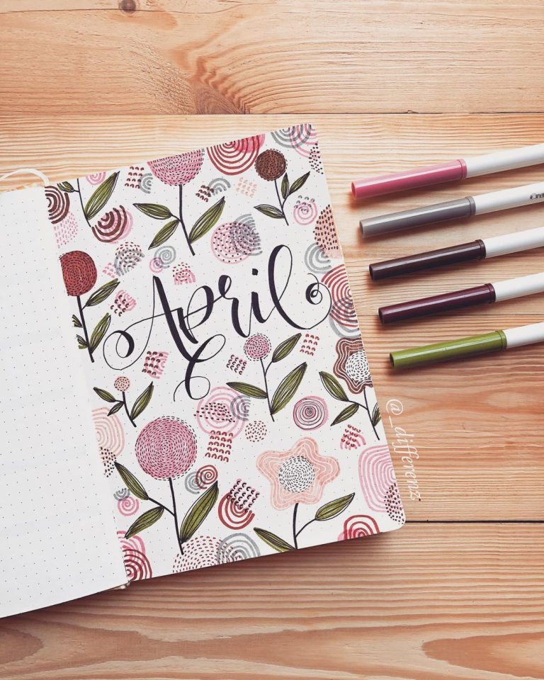 April Bullet Journal Ideas - AnjaHome