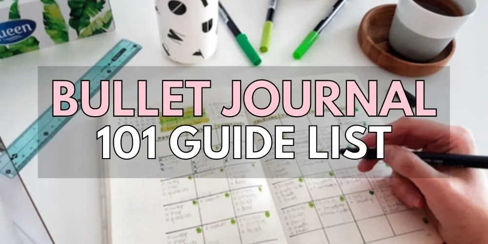 bullet journal 101 guides