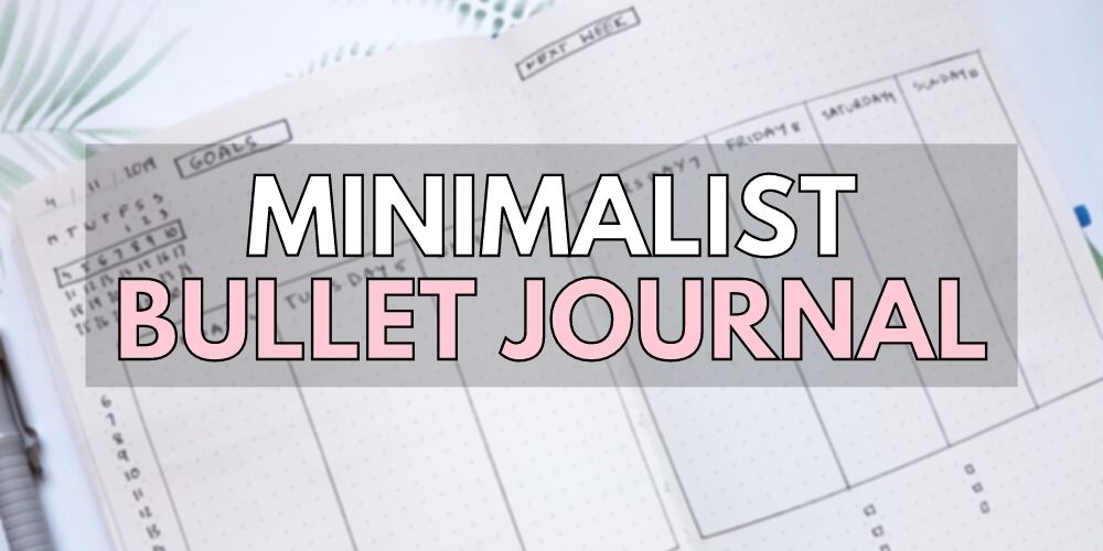 minimal planner ideas bullet journal 101