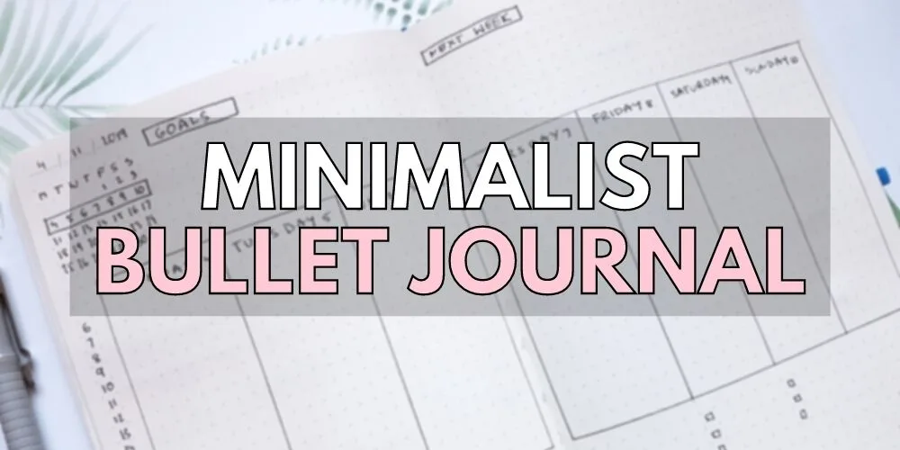 minimal planner ideas bullet journal 101