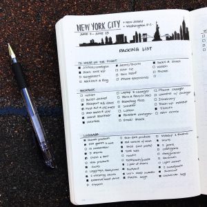 Travel Bullet Journal Ideas To Plan Your Next Trip - AnjaHome