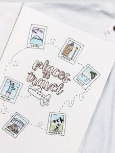 Travel Bullet Journal Ideas To Plan Your Next Trip - AnjaHome