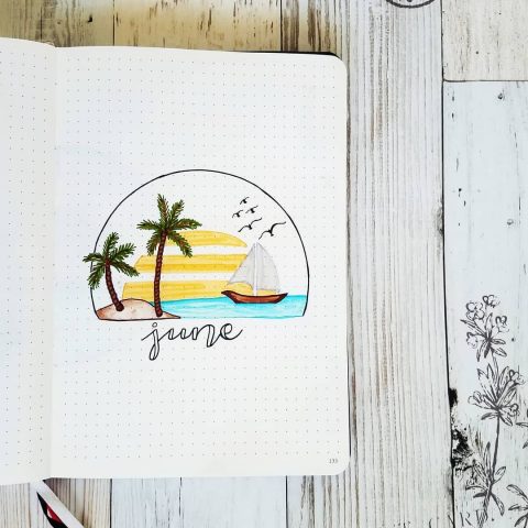 Summer Bullet Journal Ideas - AnjaHome