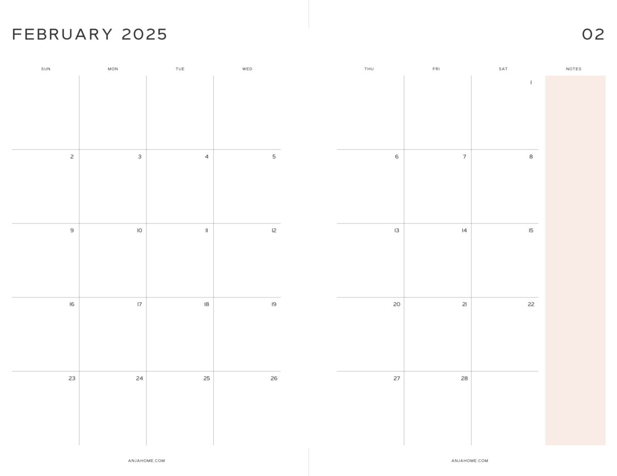 Printable College Student Planner - AnjaHome