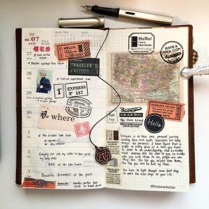 How To Make A Travel Diary - AnjaHome