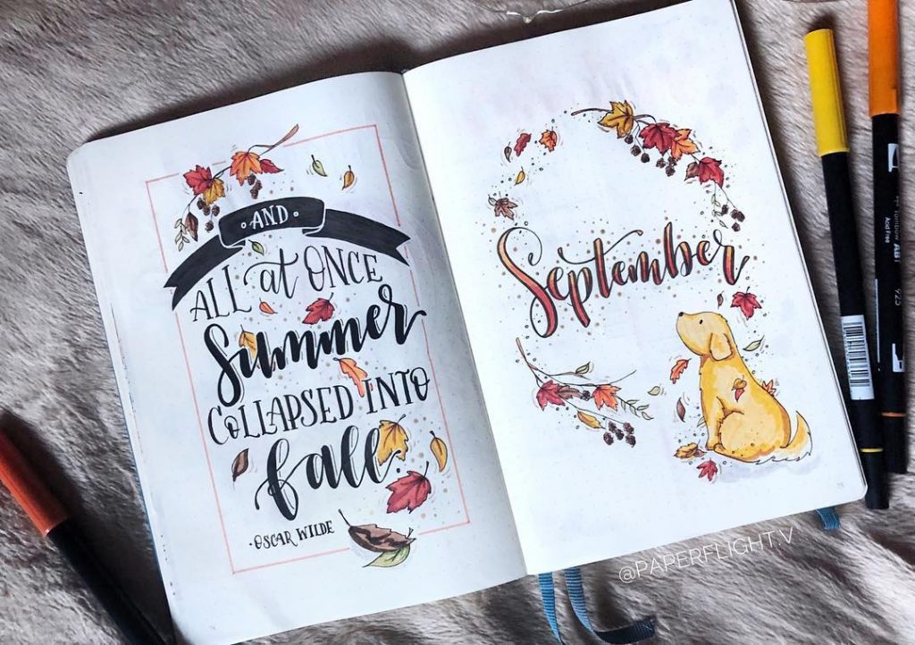 Fall Bullet Journal Theme Ideas (2024 Update) - AnjaHome