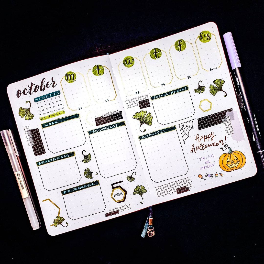 Halloween Bullet Journal Theme Ideas (2024) - AnjaHome