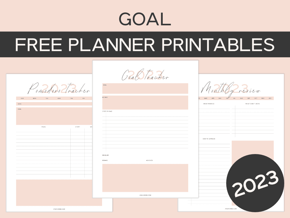 goal planner 2023 pdf
