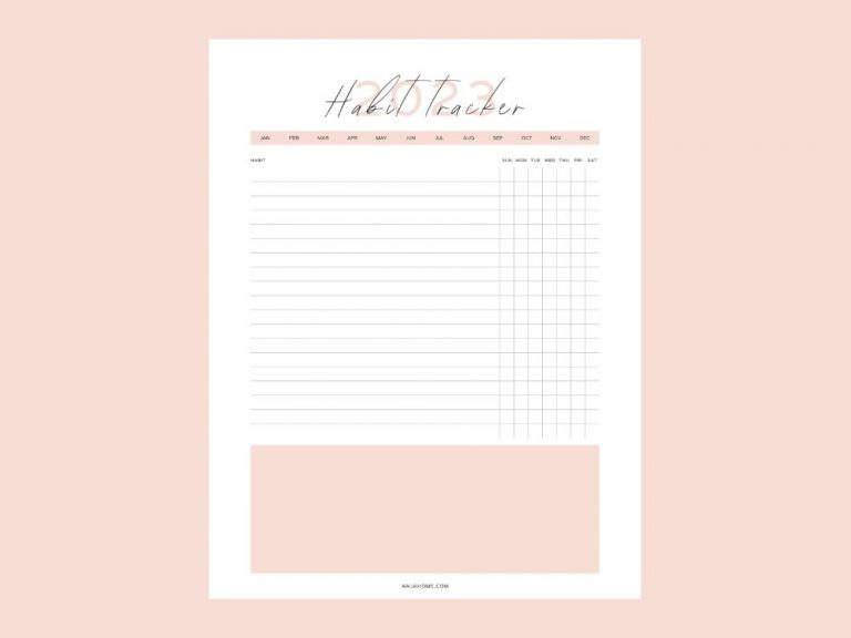 Goal Setting Template Free Printable 2024 Planner - AnjaHome