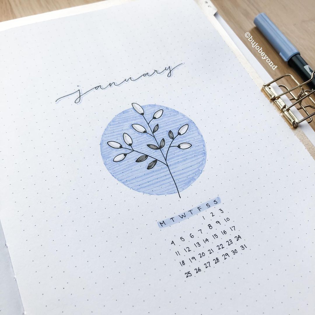 January Bullet Journal Ideas 2023 AnjaHome