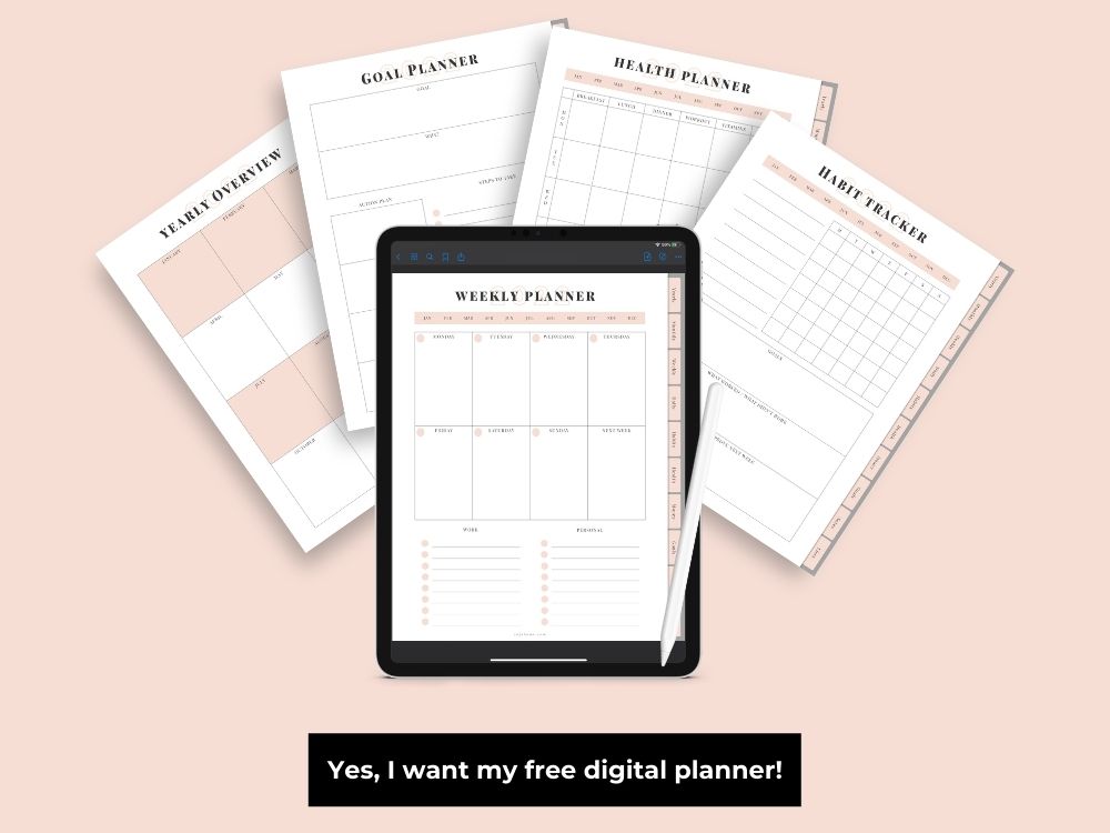 Minimalist Digital Planner Get My Life Together
