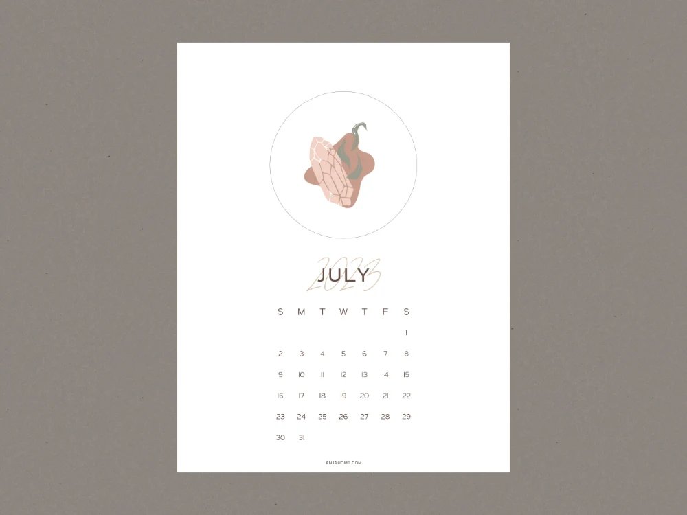 july 2023 calendar printable free portrait
