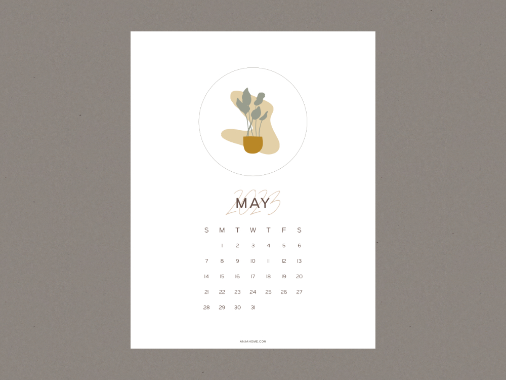 may 2023 calendar bullet journal planner printables
