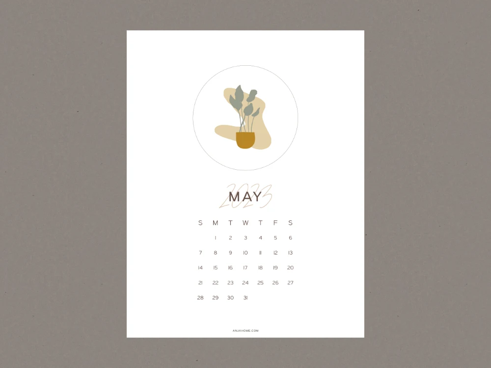 may 2023 calendar bullet journal planner printables