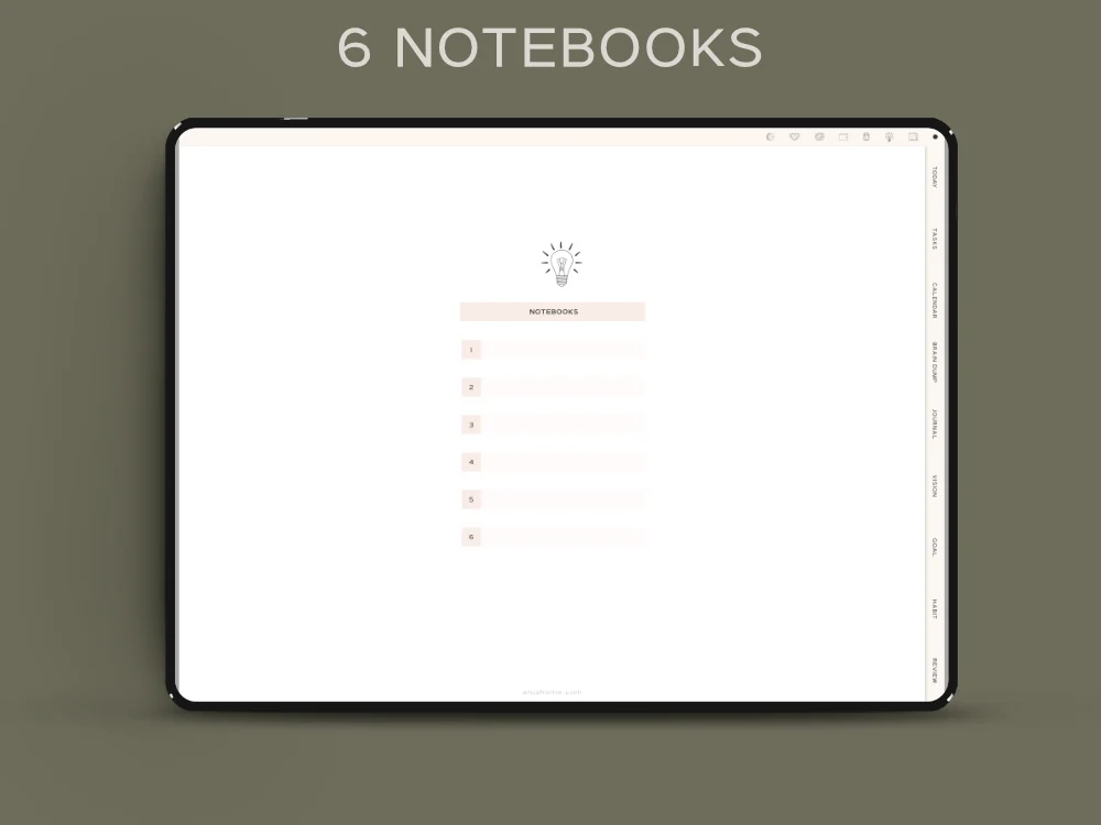 cute digital planners for ipad free notebooks