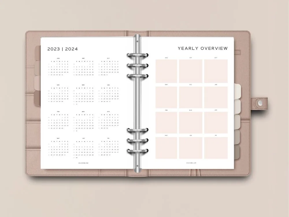 blank monthly planner template free printable yearly college