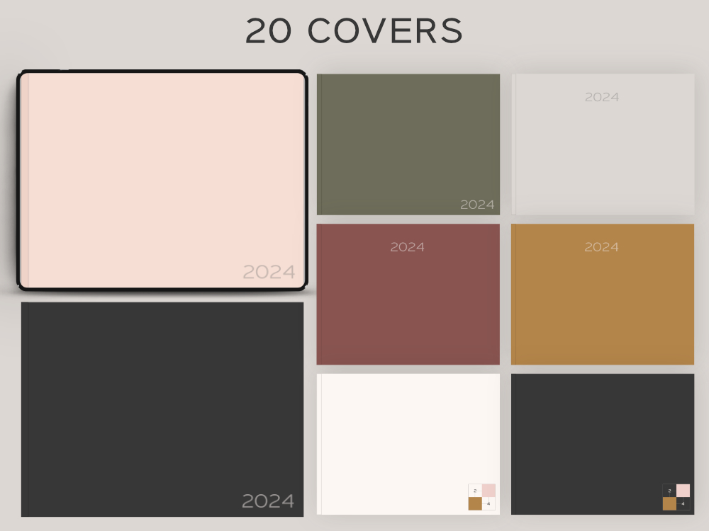aesthetic planners for ipad free covers