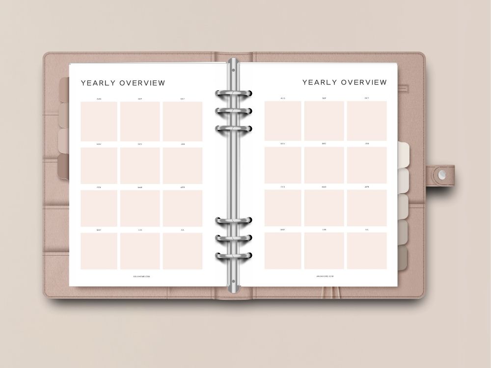 goal templates yearly overview 2024
