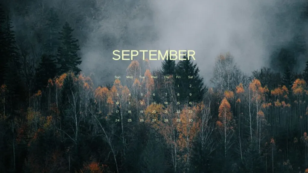 September Hintergrundbild