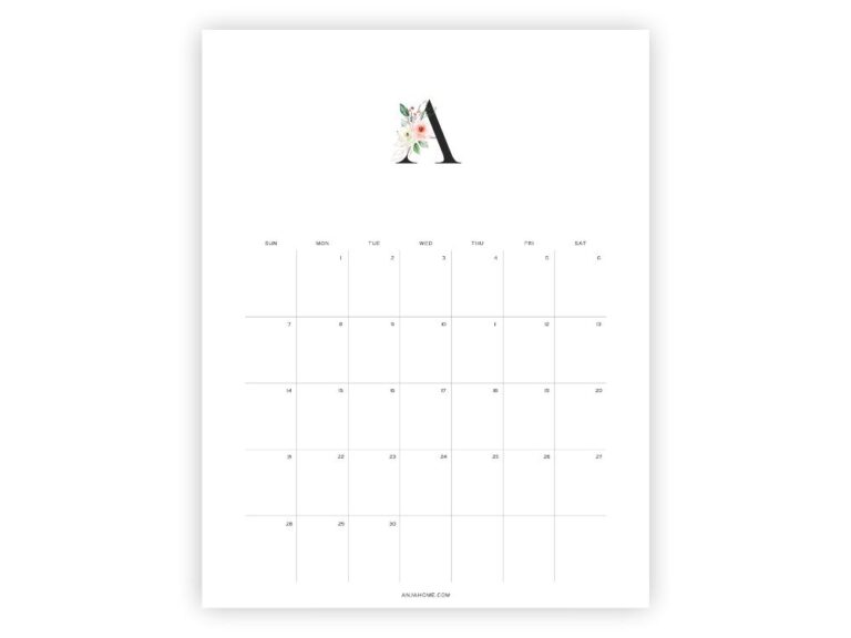 Cute April 2024 Calendar Free Printables AnjaHome cute-april-2024-calendar-free-printables-anjahome