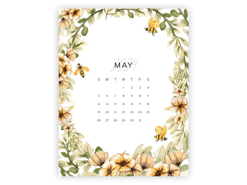 cute may calendars