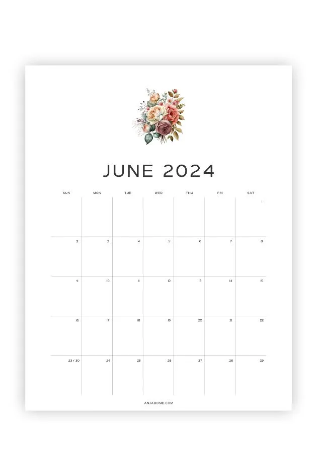 june 2024 calendar anja home