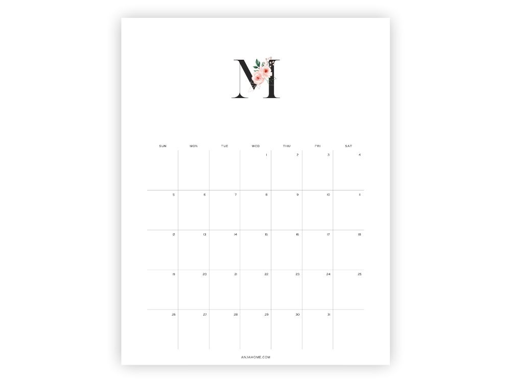 printable calendar may 2024