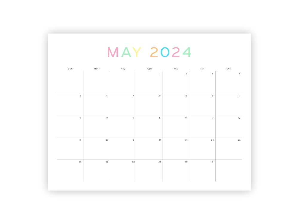 Anja Home may 2024 calendar