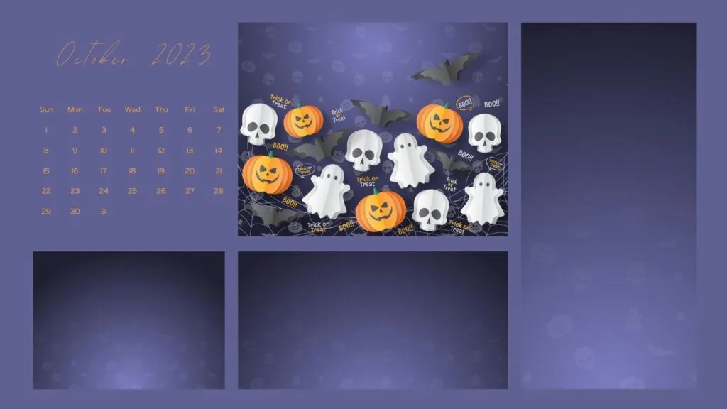 october wallpaper spooky Halloween