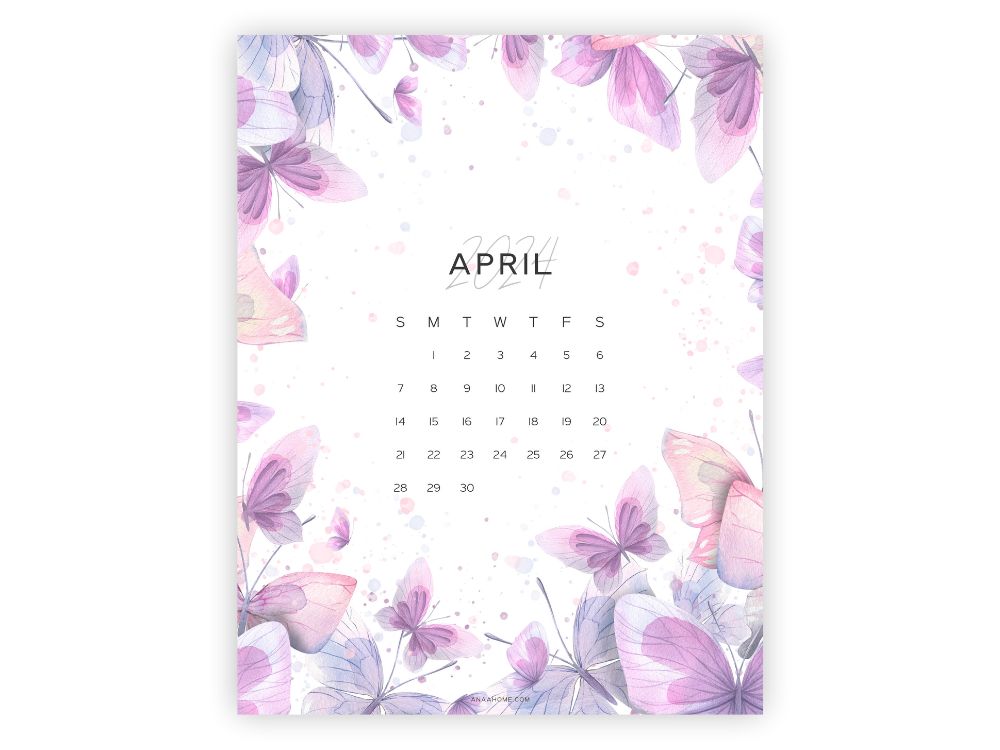 april 2024 calendar cute