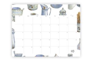 Cute October 2024 Calendar Printable You Get For Free - AnjaHome