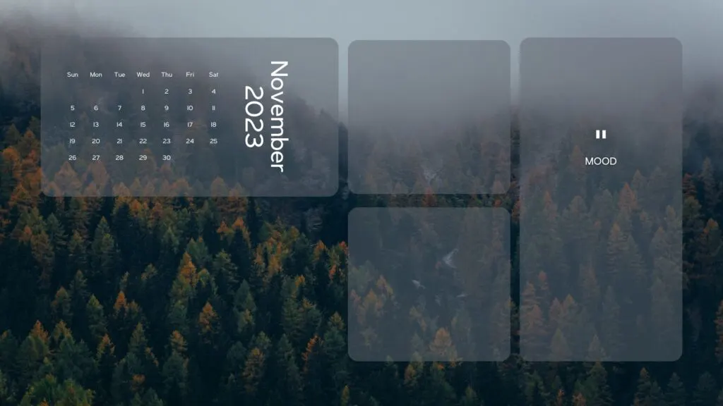 november desktop background organizer