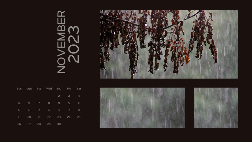 november calendar wallpaper fall