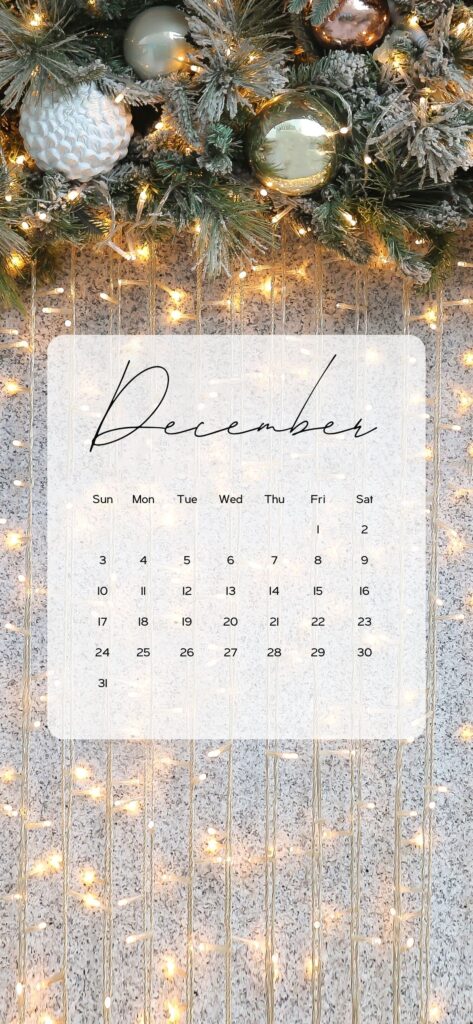 december aesthetic wallpaper holiday