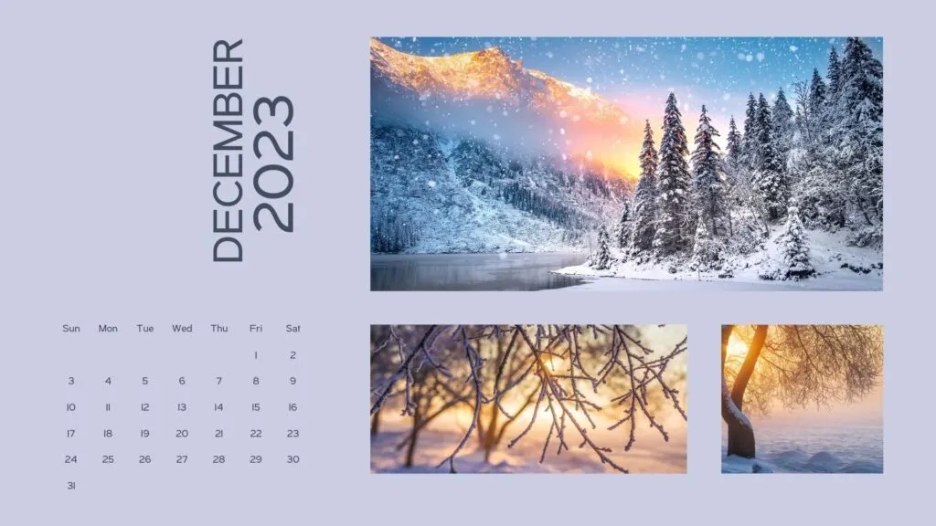 winter screensaver for desktop pastel blue