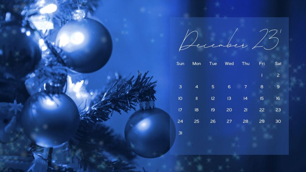 december laptop wallpaper dark blue