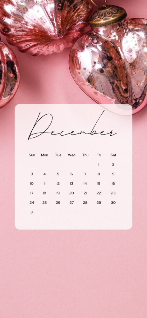 december background wallpaper pink