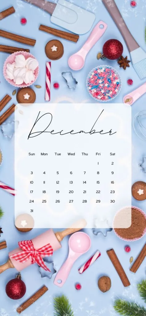 cute december wallpapers pastel blue